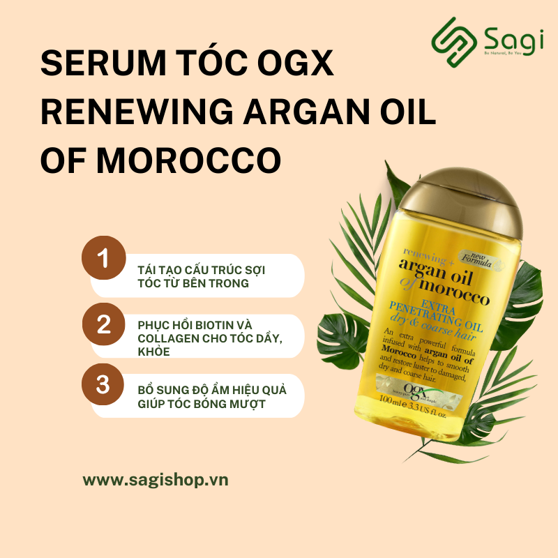 Serum phục hồi hư tổn Argan Oil of Morocco