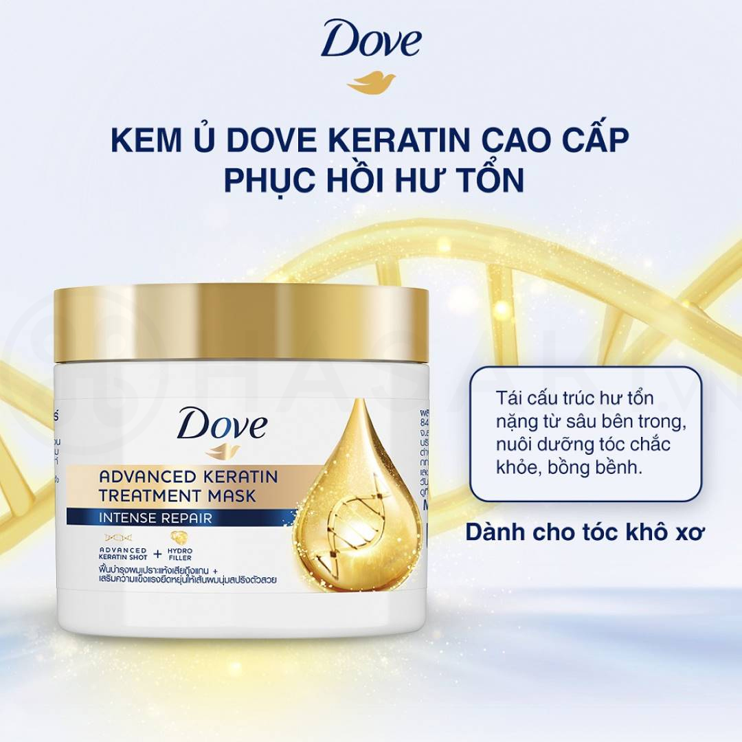 Dove dưỡng tóc và phục hồi hư tổn