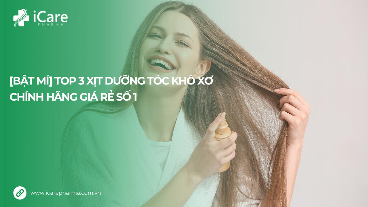 Xịt dưỡng tóc khô xơ