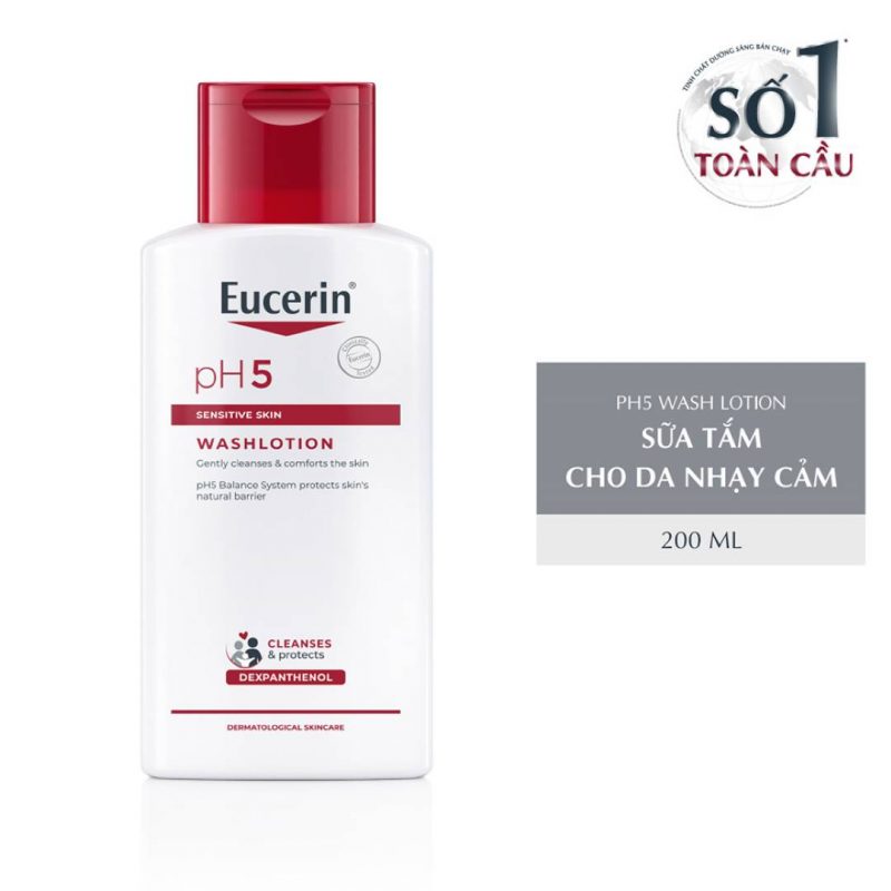 Eucerin Advanced là sữa tắm được nhiều chuyên gia da liễu khuyên dùng