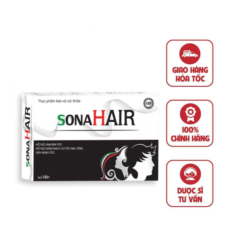 Viên uống trị tóc bạc sớm Sona Hair Sonapharm