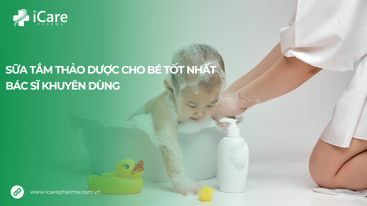 sữa tắm thảo dược cho bé