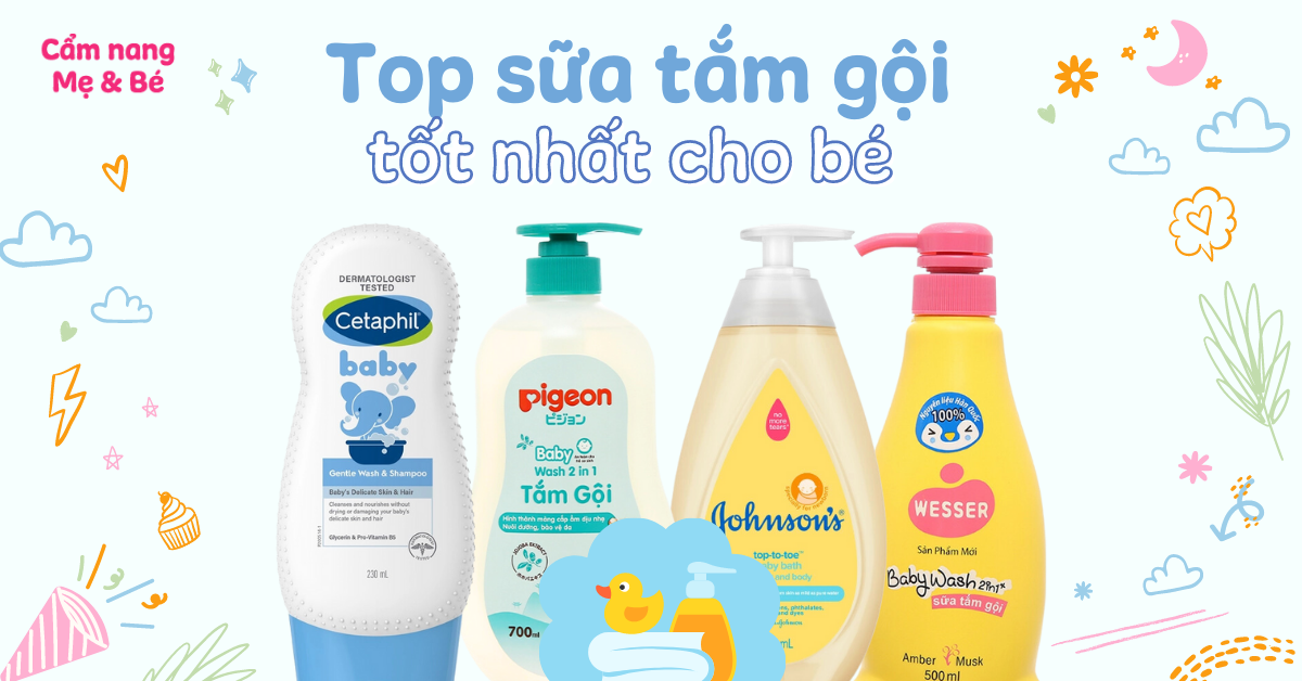 Top 5+ sữa tắm dịu nhẹ cho làn da