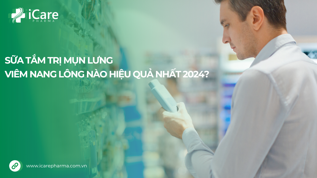 Sữa tắm trị mụn lưng viêm nang lông