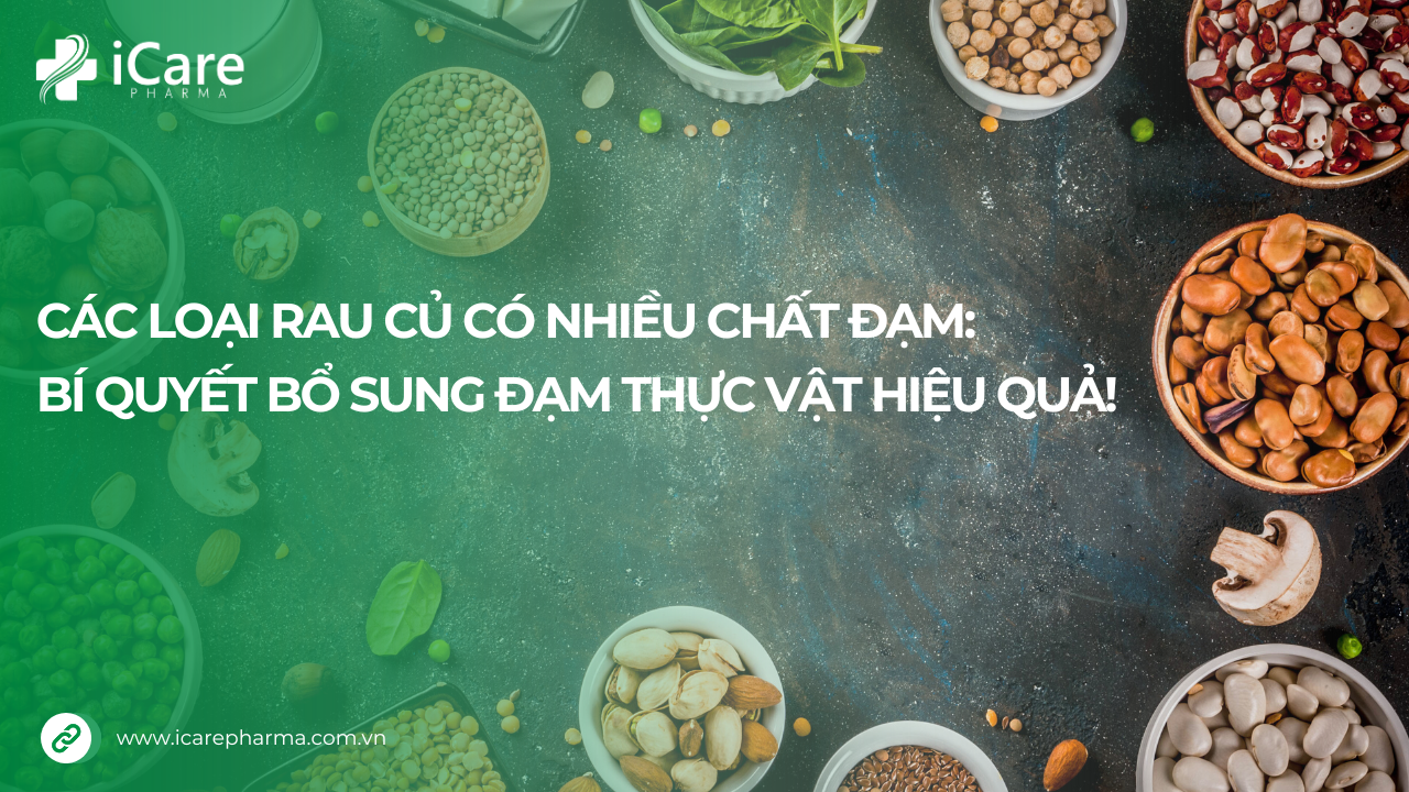 các loại rau củ có nhiều chất đạm