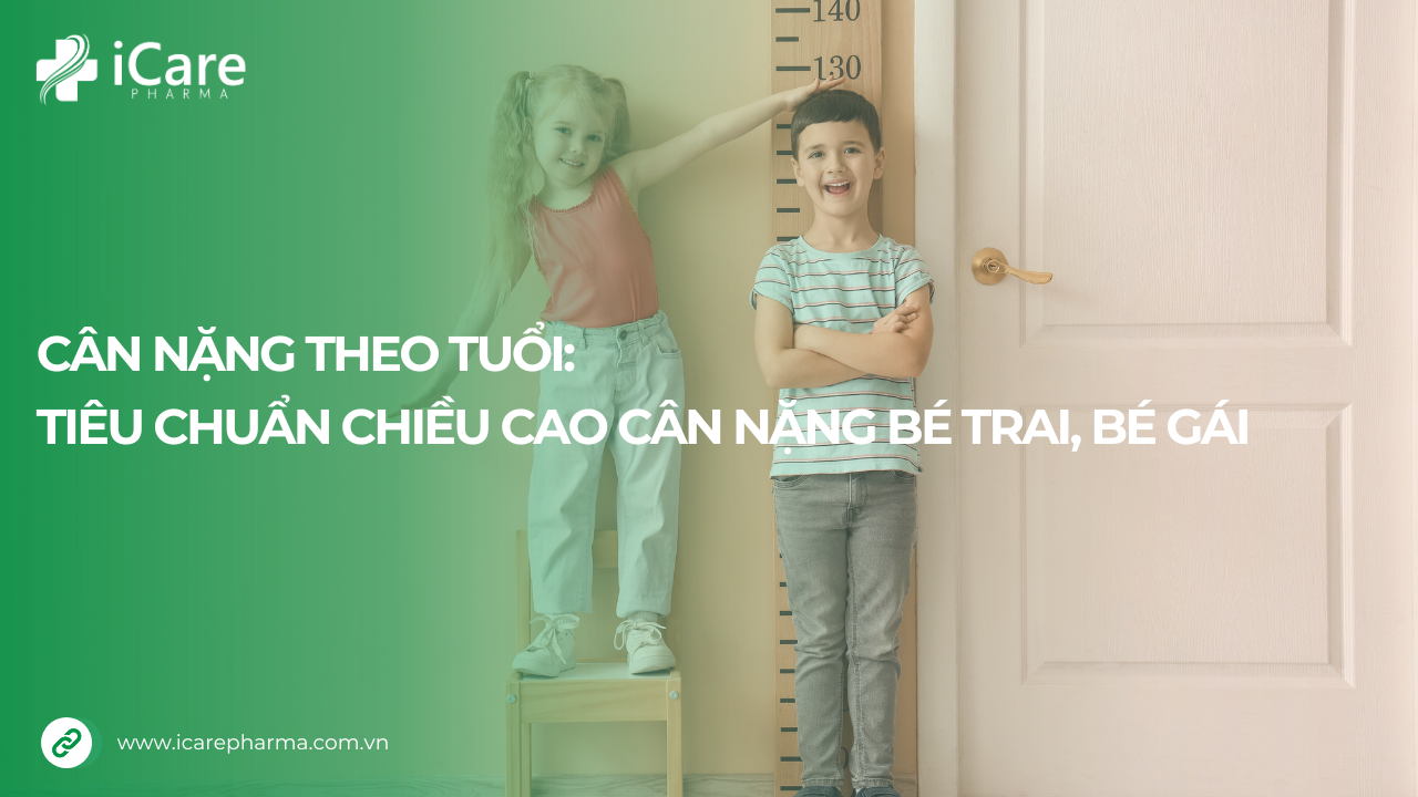 Cân nặng theo tuổi