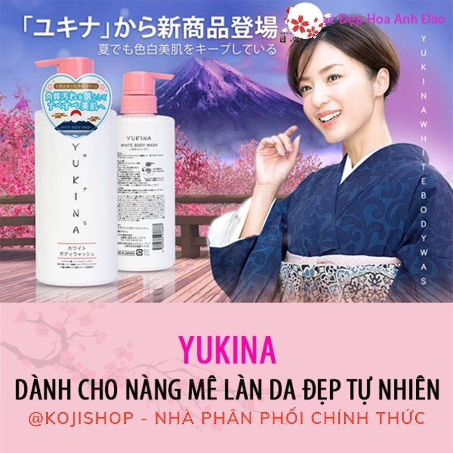 Sữa tắm Nhật Bản Yukina