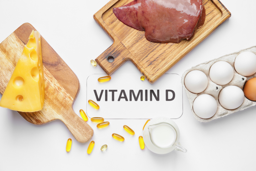 Vitamin D còn có trong trứng, sữa, phô mai