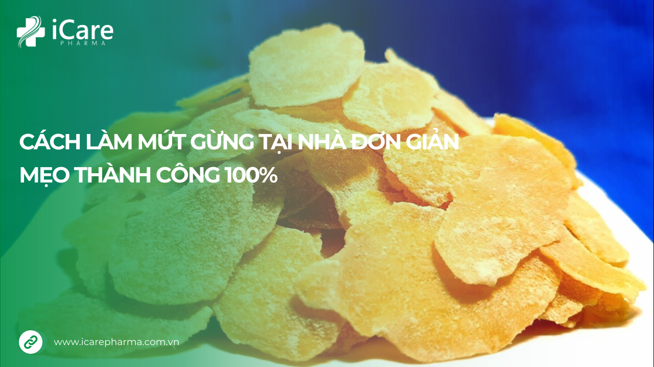 Cách làm mứt gừng tại nhà