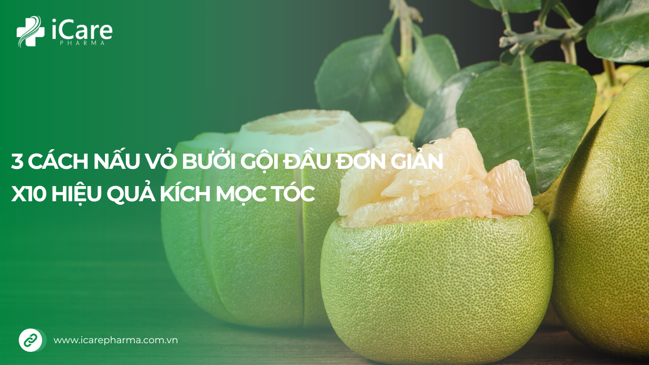 Nấu vỏ bưởi gội đầu