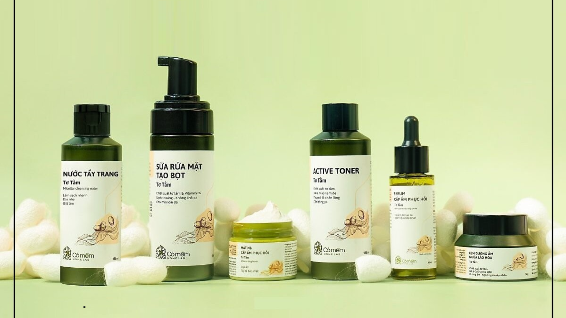 mỹ phẩm thuần chay cỏ mềm