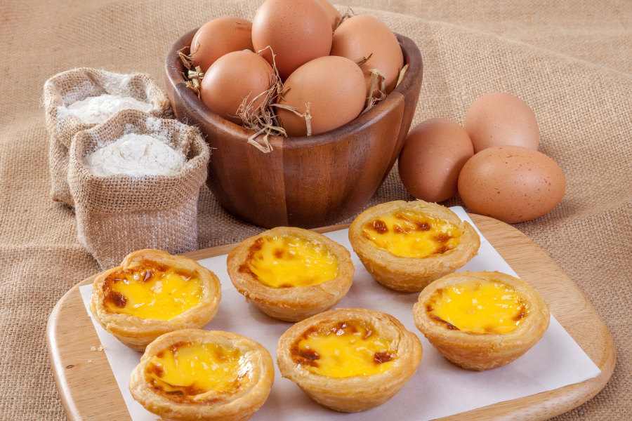 bánh tart trứng hồng kông 