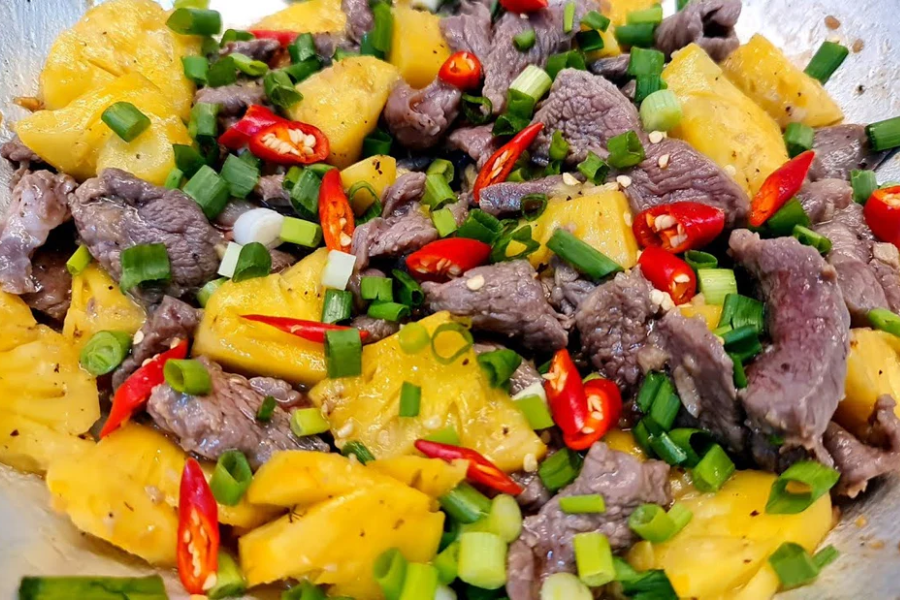 thịt bò xào gì ngon 